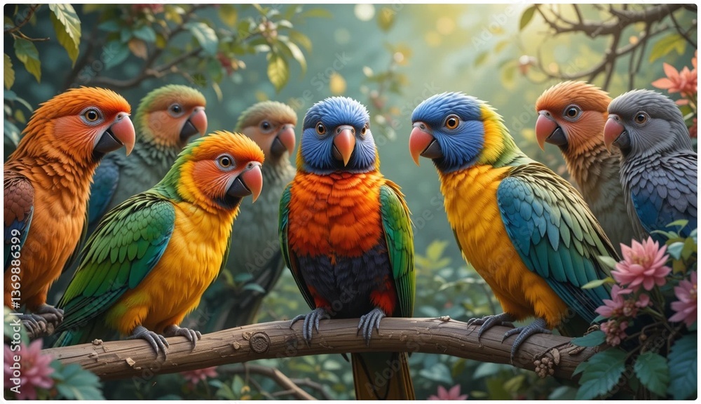 Obraz premium blue and yellow macaw
