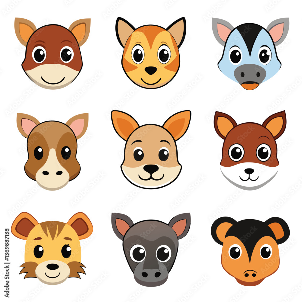 Fototapeta premium A diverse Vector set Illustrator Artwork Design