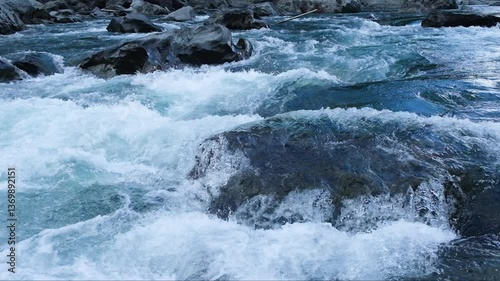 Blue Mountain River in Slow Motion