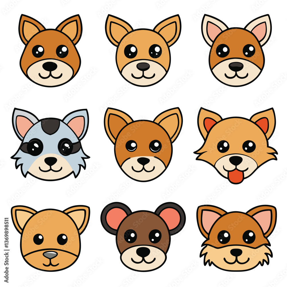 Fototapeta premium A diverse Vector set Illustrator Artwork Design