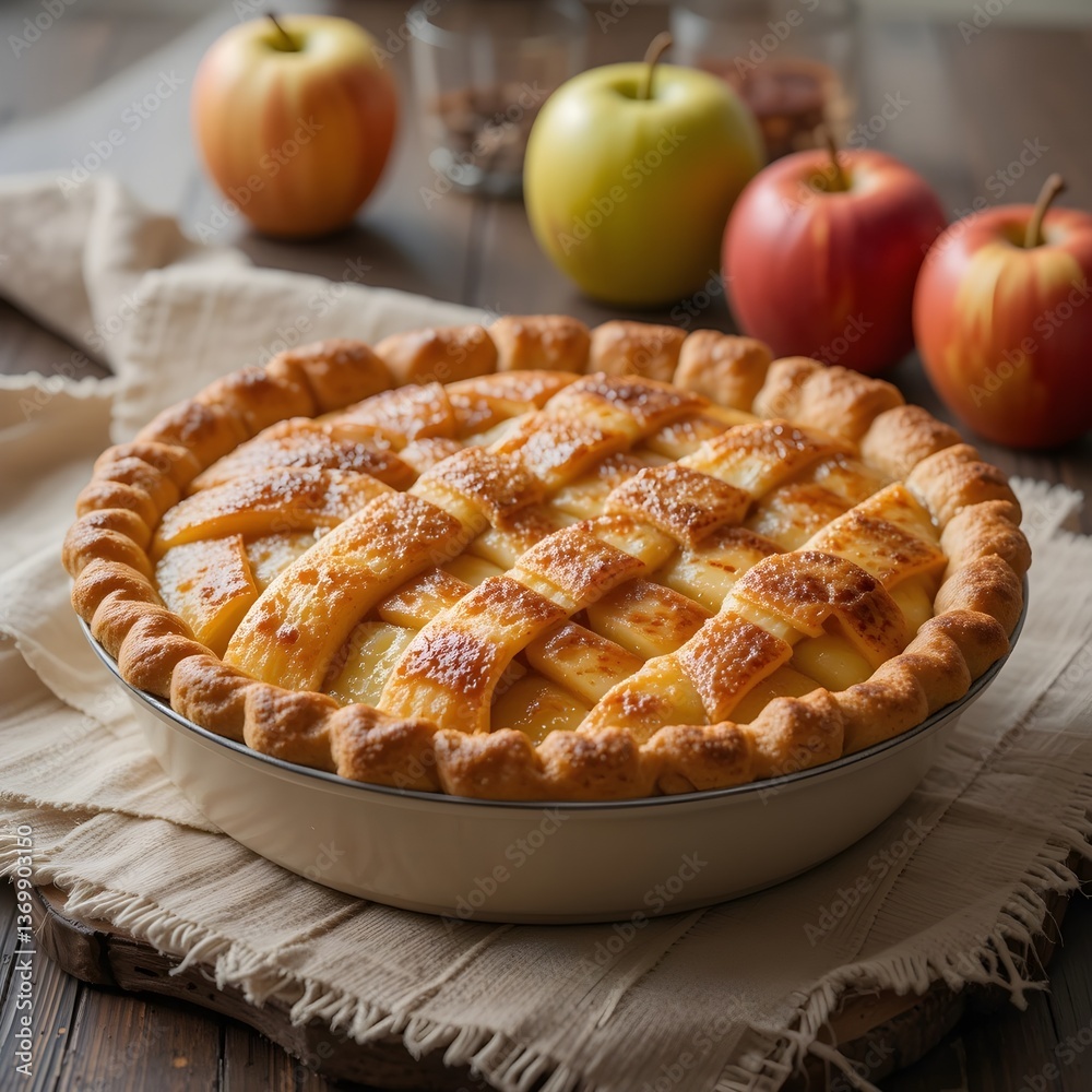 fresh apple pie
