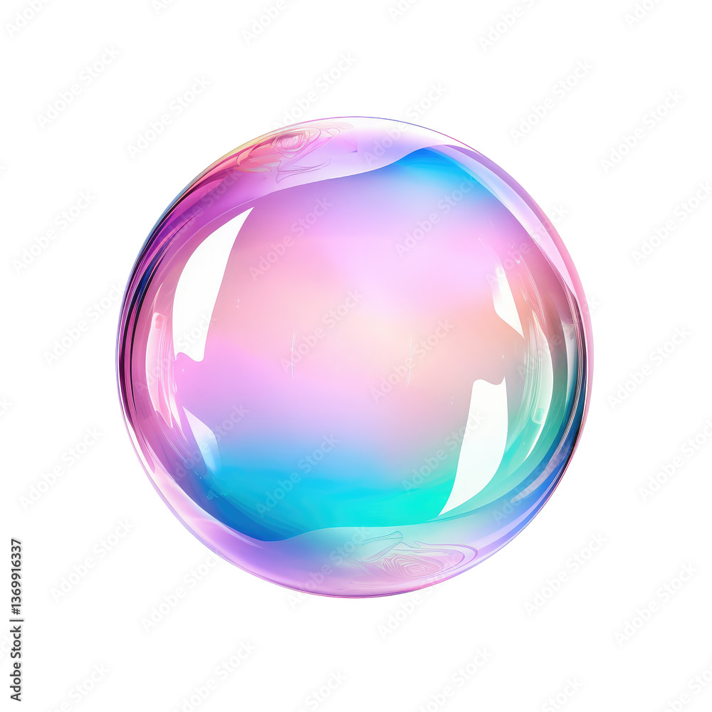 Floating Soap Bubble on transparent background Floating Soap Bubble on transparent background