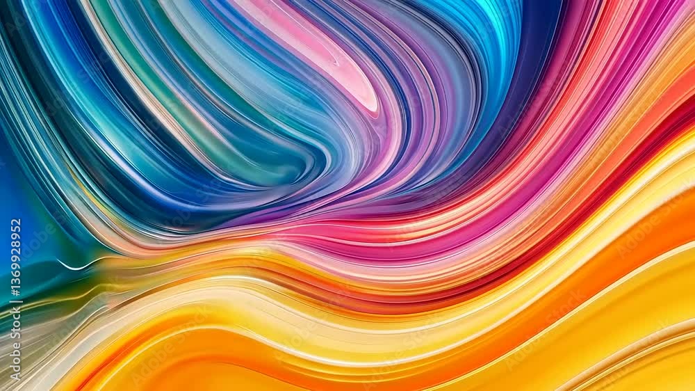 Vibrant abstract waves of color flowing seamlessly, creating a dynamic visual experience (3) Vibrant abstract waves of color flowing seamlessly, creating a dynamic visual experience (3)