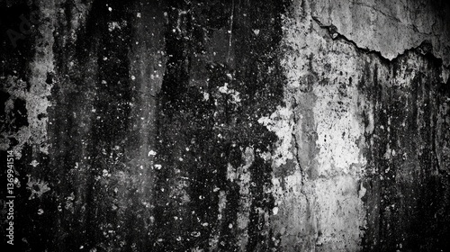 Black and White Abstract Painting Print - Modern Minimalist Wall Art