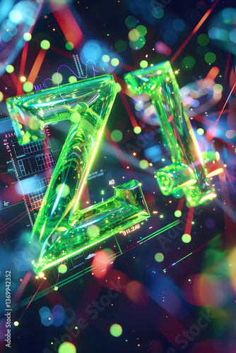 Zirconium (Zr) Element - A Insightful Portrayal with Molecular Interactions and Atomic Properties