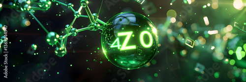 Zirconium (Zr) Element - A Insightful Portrayal with Molecular Interactions and Atomic Properties