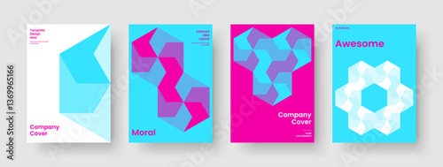 Isolated Poster Layout. Geometric Brochure Design. Abstract Flyer Template. Business Presentation. Book Cover. Banner. Report. Background. Newsletter. Advertising. Leaflet. Catalog. Pamphlet