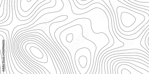 Topographic map background geographic line map with elevation assignments,Abstract topographic contours map background,paper texture Imitation of a geographical map shades