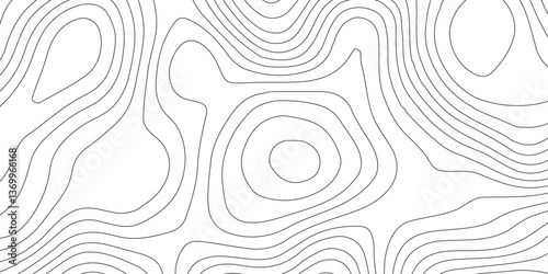 Topographic map background geographic line map with elevation assignments,Abstract topographic contours map background,paper texture Imitation of a geographical map shades