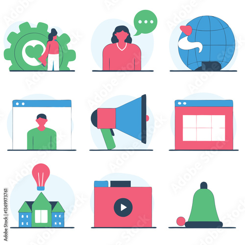 business people icons