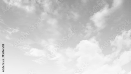 Horizontal background of a gray and stormy sky