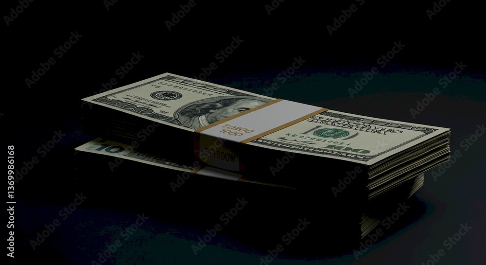 Stack of Hundred Dollar Bills Money Cash Finance Wealth Riches Business Success Abundance Stack of Hundred Dollar Bills Money Cash Finance Wealth Riches Business Success Abundance
