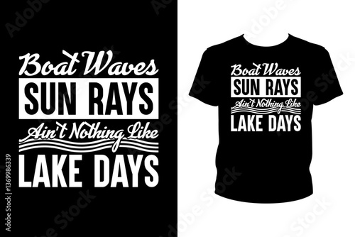 Boat waves sun rays ain't nothing like - Art files for Cricut and Silhouette. You can edit them with Adobe Illustrator.