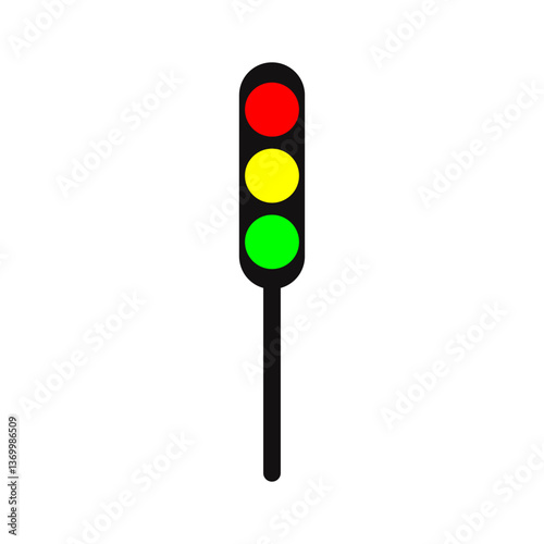 traffic light icon – red, yellow, and green signals