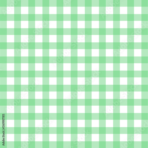 Green tablecloth texture. Seamless background.