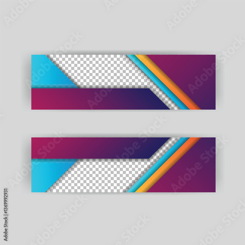 Colorful Geometric Banner Design (6)