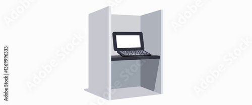 Accessible voting booth design for inclusivity, promoting equity