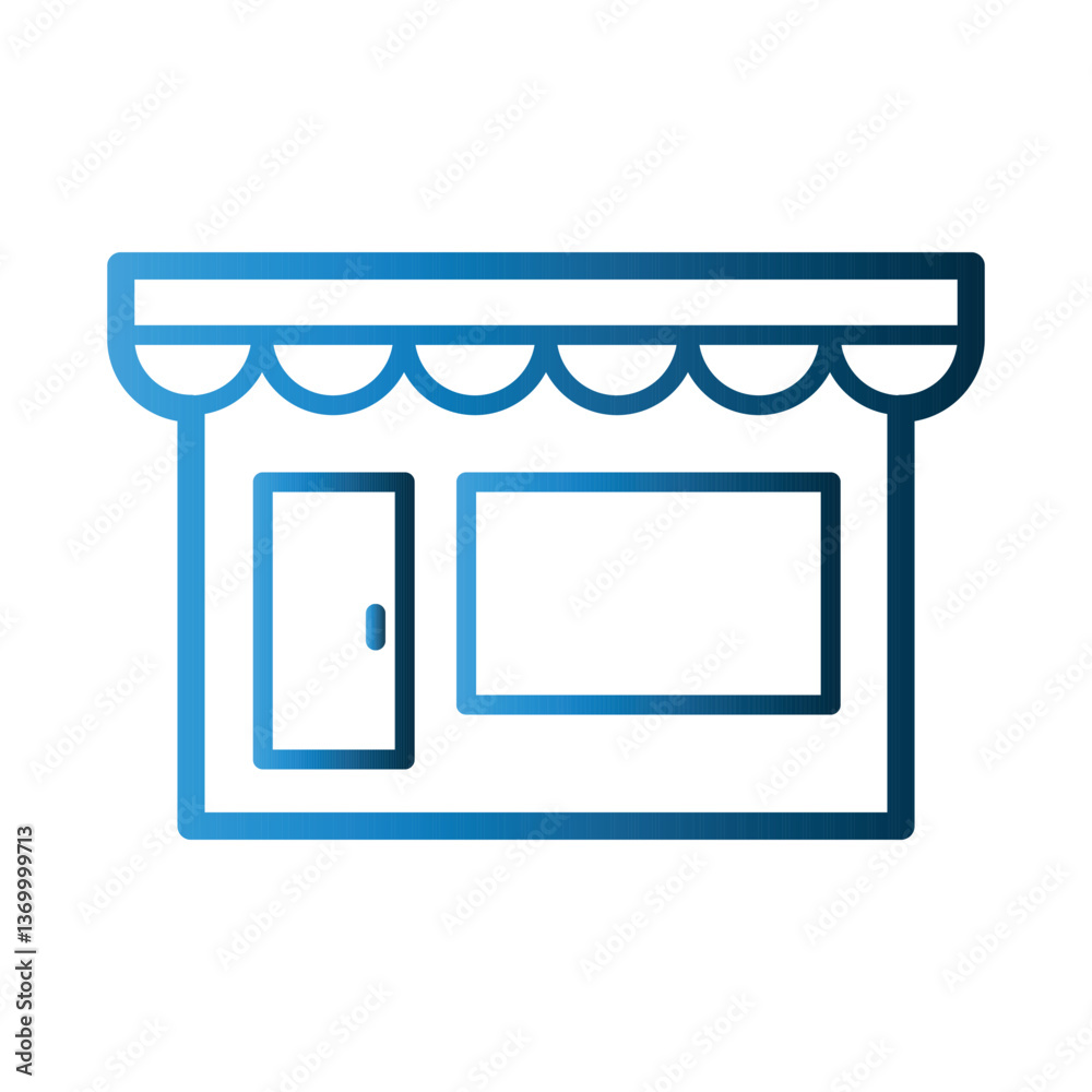 Store icon design template Store icon design template