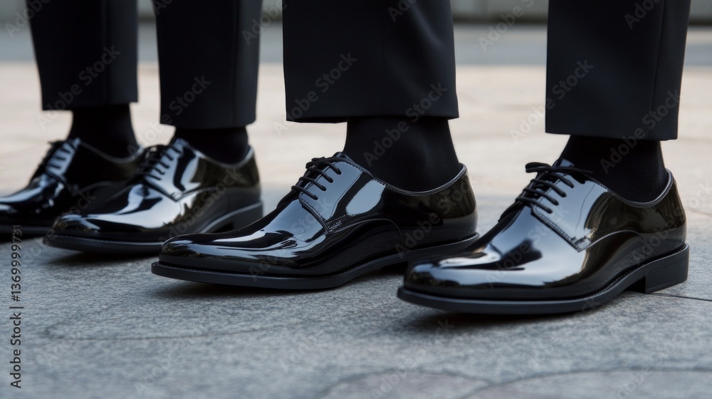 Elegantly polished dress shoes urban street fashion photography outdoor setting close-up style and sophistication Elegantly polished dress shoes urban street fashion photography outdoor setting close-up style and sophistication