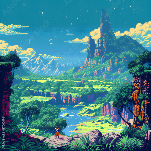 Retro Nostalgia: ZX Spectrum Pixel Art Gaming Scene Portrayed Vividly