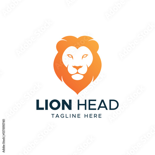 lion head logo, lion logo