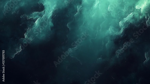 Wallpaper Mural Teal abstract background with smoky texture, perfect for wallpapers, presentations, or design projects Torontodigital.ca