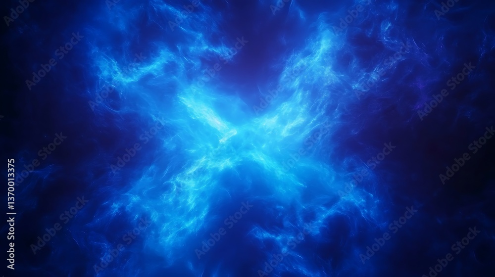Abstract blue energy background with glowing light effects and smoky textures for designs Abstract blue energy background with glowing light effects and smoky textures for designs