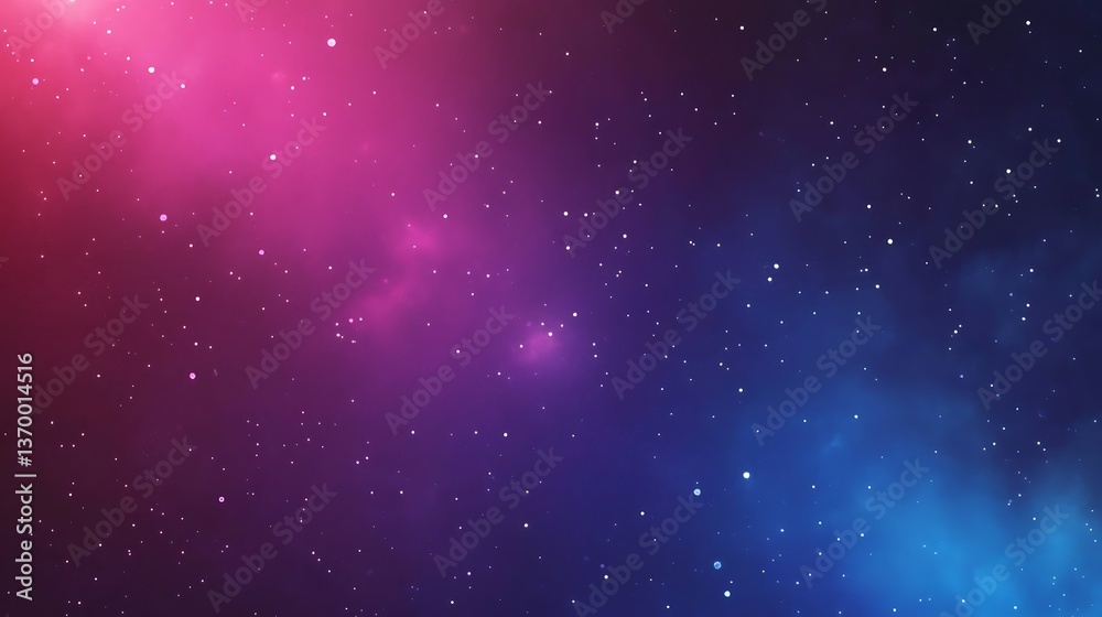Abstract space background with stars and nebula, cosmic cloudscape in pink and blue hues Abstract space background with stars and nebula, cosmic cloudscape in pink and blue hues