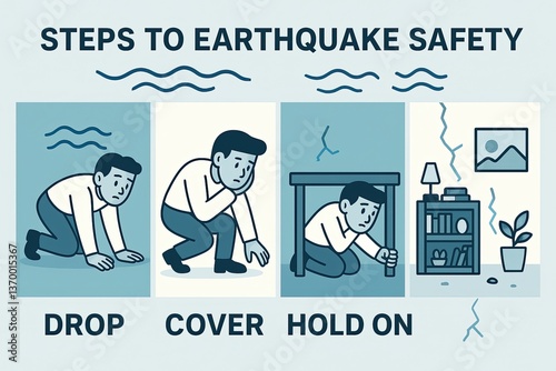 Steps to Earthquake Safety: Drop, Cover, and Hold On Instructions