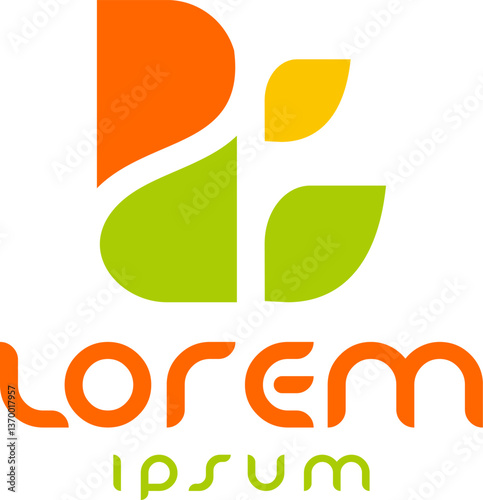 Abstract Simple Colorful Letter T Logo Template