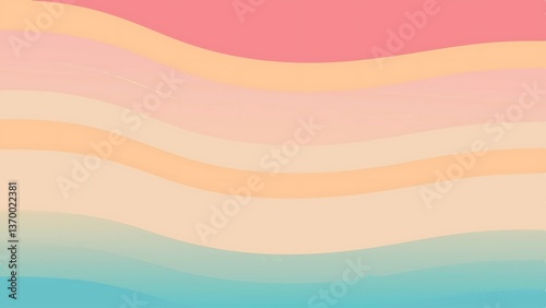Pastel tint gradient background with wavy lines texture.