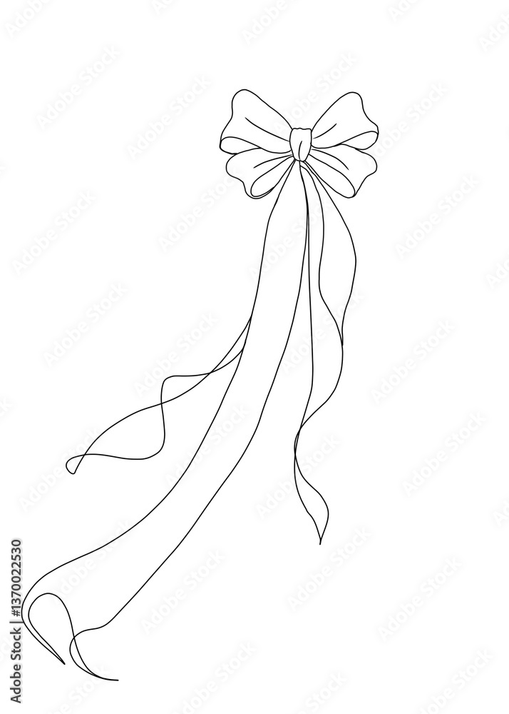 Fototapeta premium A cute bow