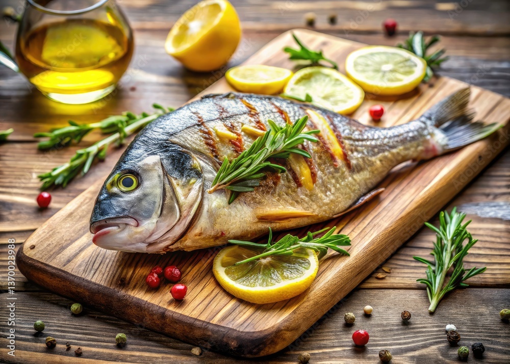 Healthy Grilled Dorada Recipe: Mediterranean Sea Bream, Lemon Herb Baked Fish Healthy Grilled Dorada Recipe: Mediterranean Sea Bream, Lemon Herb Baked Fish