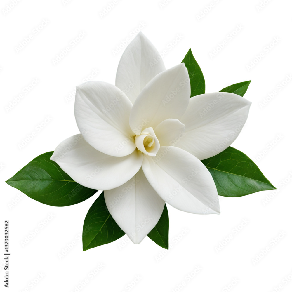 Obraz premium white flower isolated on white