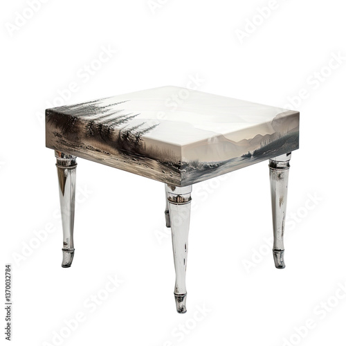 End table alpha background