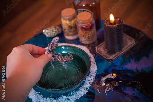 Foto Mystical illustration for esoteric content