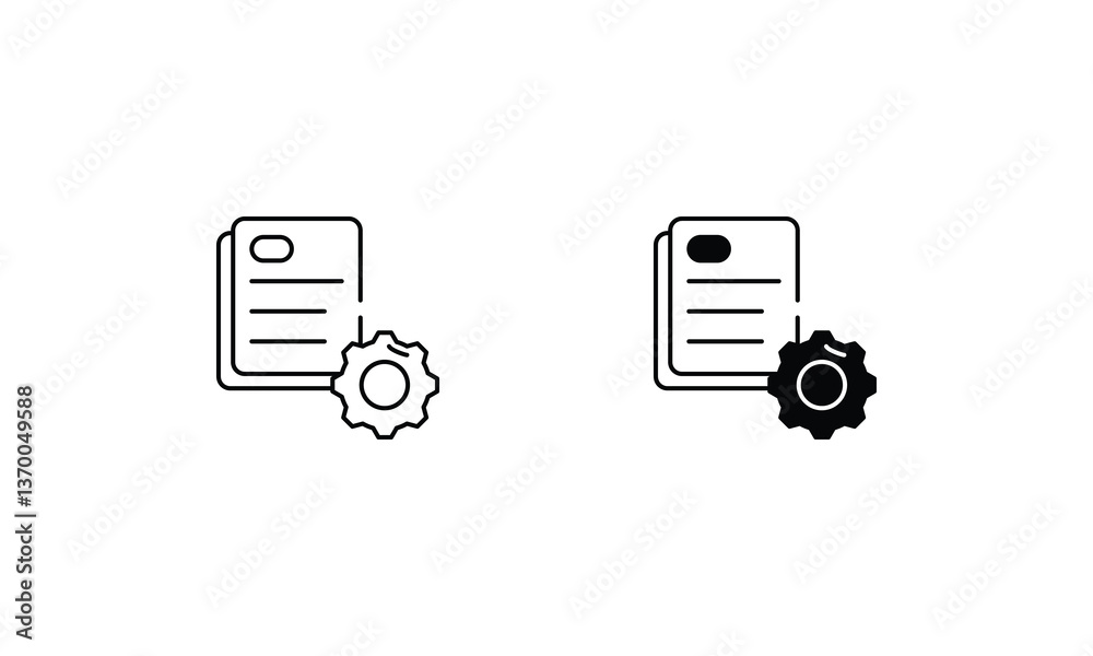 Article Marketing icons set vector stock illustration Article Marketing icons set vector stock illustration