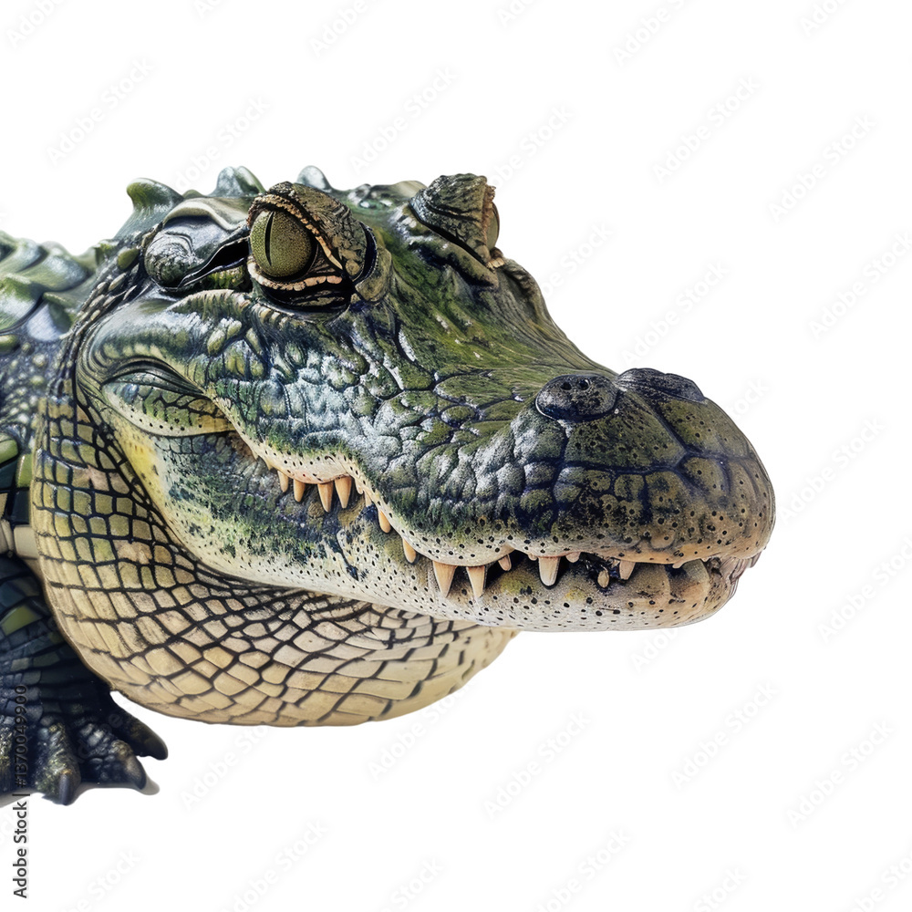 Obraz premium Alligator no background
