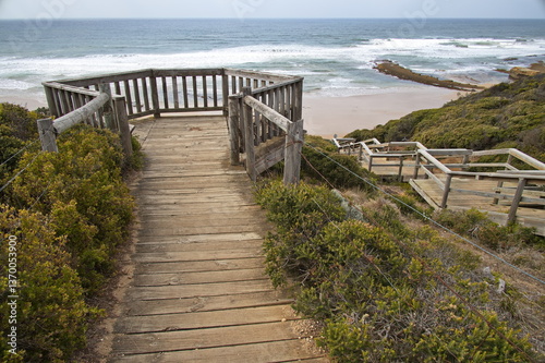 Obraz na płótnie Viewpoint at the coast in Torquay, Victoria, Australia
w salonie