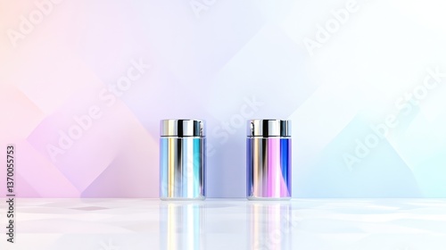 Cosmetic Bottles on Display
