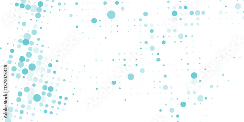 Light BLUE modern geometrical circle abstract background. Dotted texture template. Geometric pattern in halftone style with gradient.