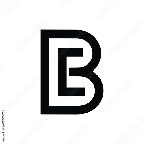 Free Download Letter BE Logo Icon silhouette Design Template - GFXLoad