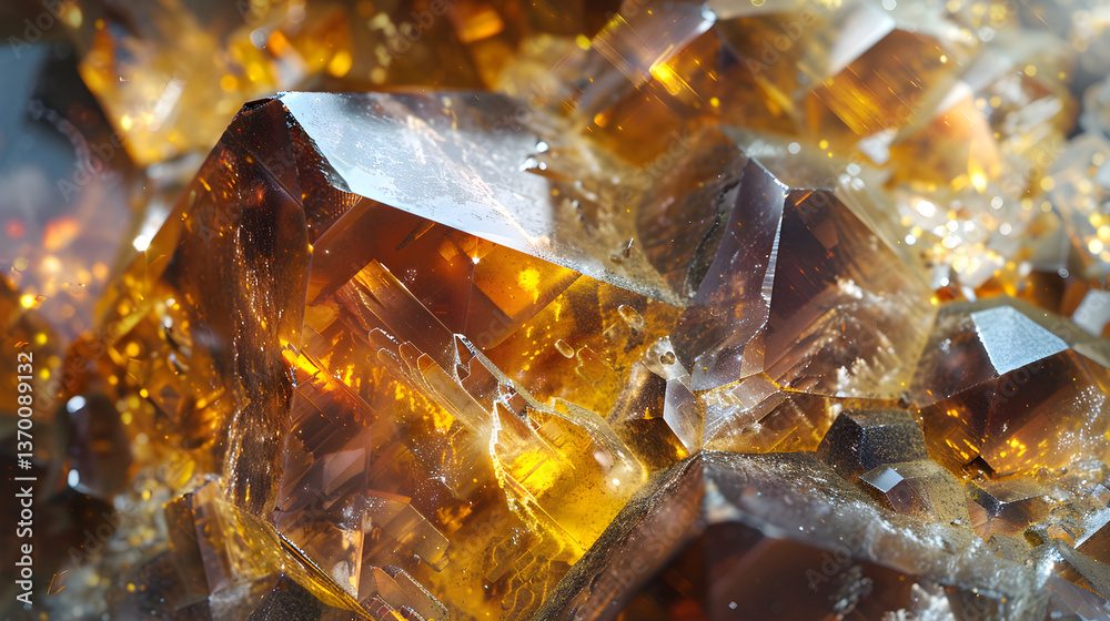 Stunning Close-Up of Zircon Crystal Displaying Intricate Details and Natural Luster Perfect for Geological and Jewelry Themes Stunning Close-Up of Zircon Crystal Displaying Intricate Details and Natural Luster Perfect for Geological and Jewelry Themes
