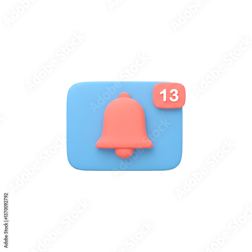 Social Media Notification Pop-Up - Bell Icon Alert