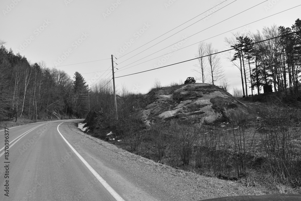 Mont Singer 28 Mars 2025 - N&B