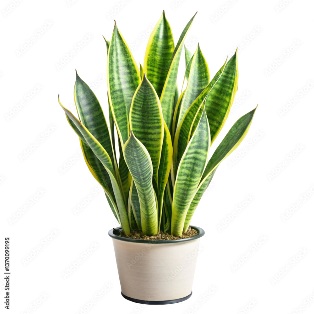 Snake Plant isolated on transparent background
Snake Plant isolated on transparent background