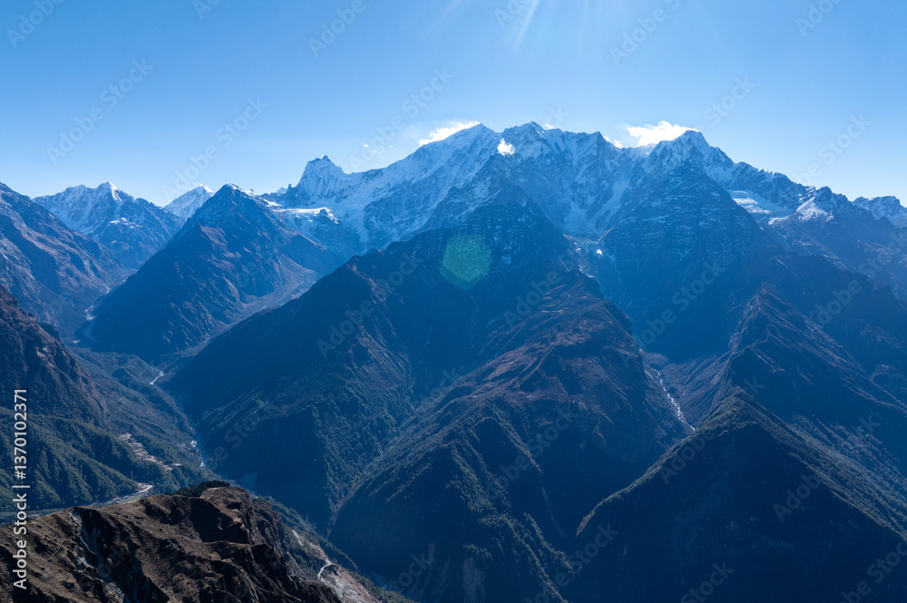 Obraz premium Beautiful landscape in tibet, China