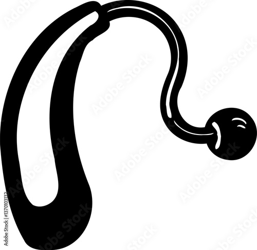 Hearing Device Silhouette for Auditory Assistance