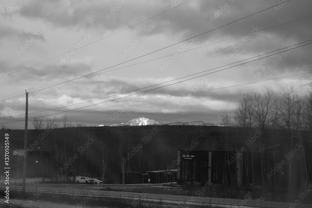 Mont Singer 28 Mars 2025 - N&B