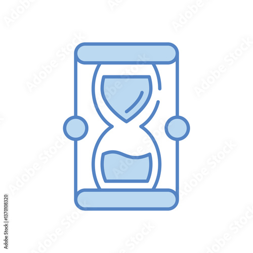 Hourglass  icon vector stock illustration